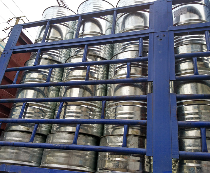 二手镀锌铁桶销售
